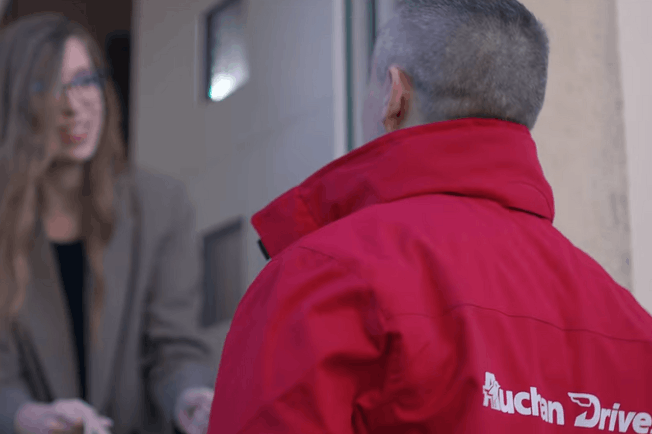Auchan Auchan strengthens its home delivery service