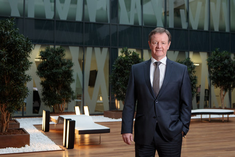 Depuis le 1er novembre, Yves Biewer est le président du comité de direction de la banque Raiffeisen. (Photo: Matic Zorman/Maison Moderne)