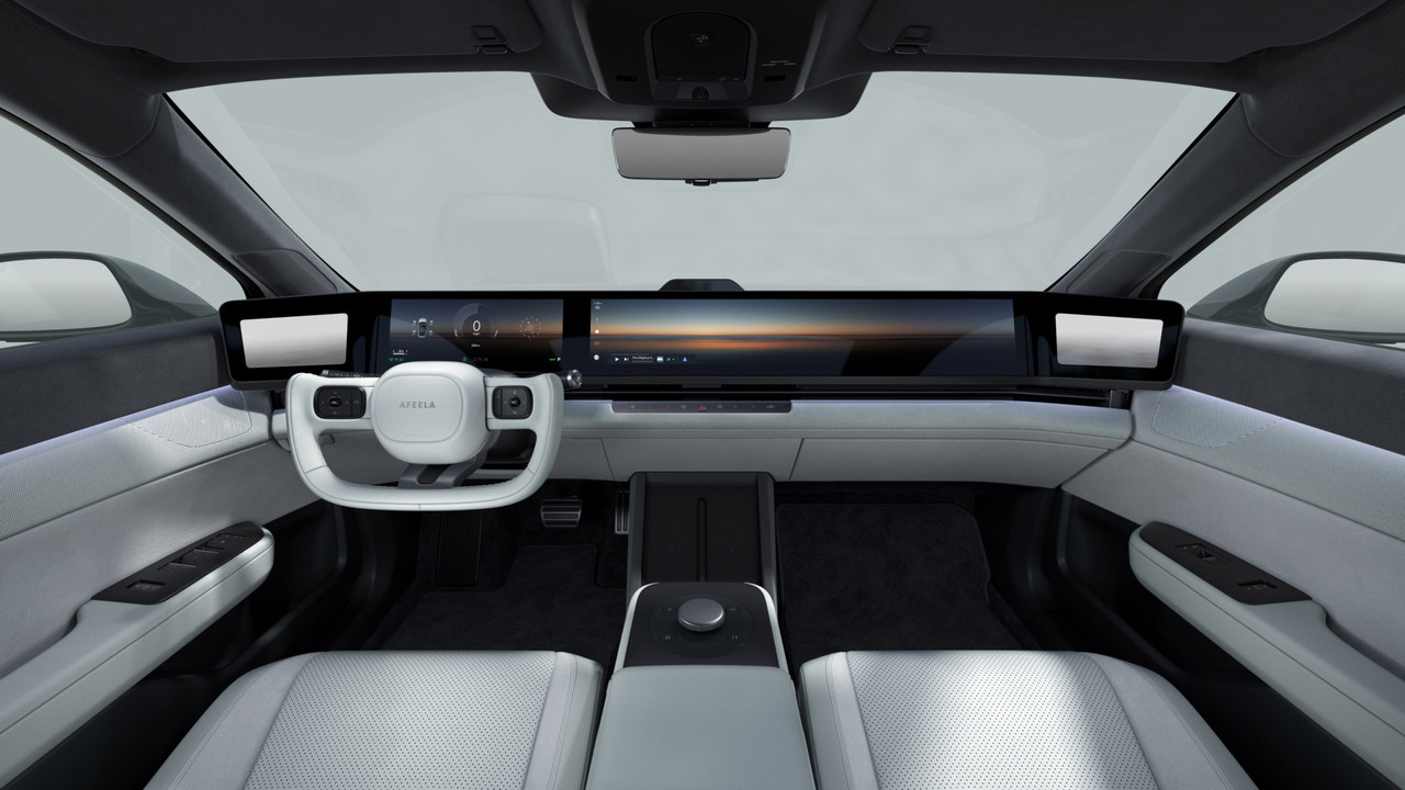 Sony is counting on the centre console to renew the experience of driving a car built by Honda. Photo: Afeela