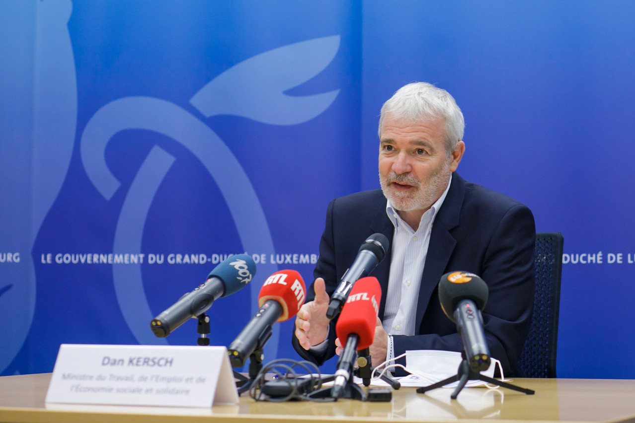 «Si l’entreprise vient chercher les tests, elle s’engage à les distribuer à ses salariés», a insisté Dan Kersch. (Photo: Matic Zorman/Maison Moderne)