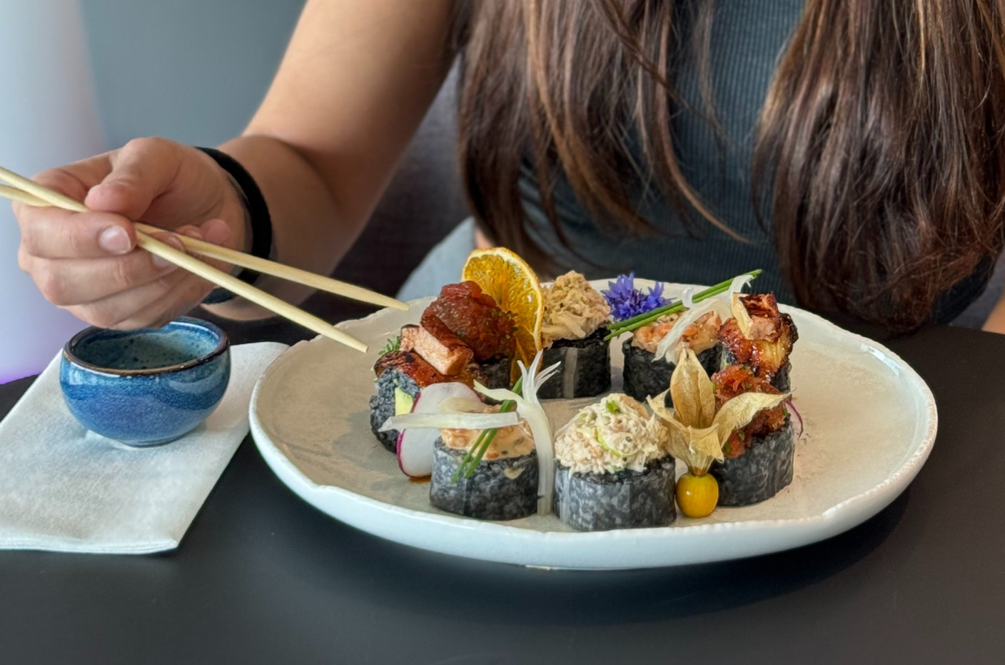 The chef is known for his creative dishes. Photo: Tzukii by Hakii