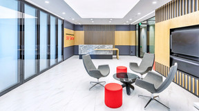 Les bureaux de Standard & Poor’s. (Photo: AMC Interiors & Architecture)  