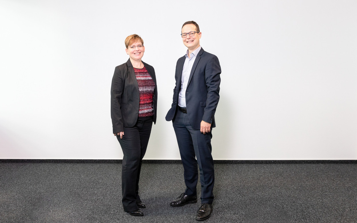 Natacha Serafin et Olivier Laidebeur sont désormais associés dans la société Laidebeur & Partners pour écrire ensemble cette nouvelle page de l’entreprise.  Marie Russillo Maison Moderne