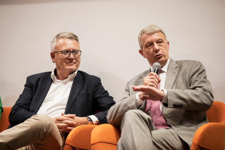 Nicolas Schmit (LSAP) et Fernand Kartheiser (ADR) (Photo: Jan Hanrion / Maison Moderne)