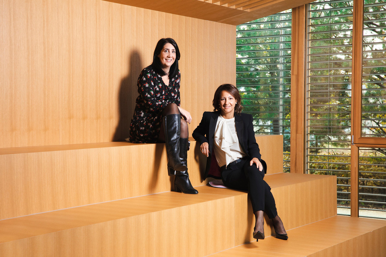 Catherine Baflast et Audrey Rustichelli, respectivement Managing Partner et Deputy Managing Partner chez PwC Legal Luxembourg. Maison Moderne