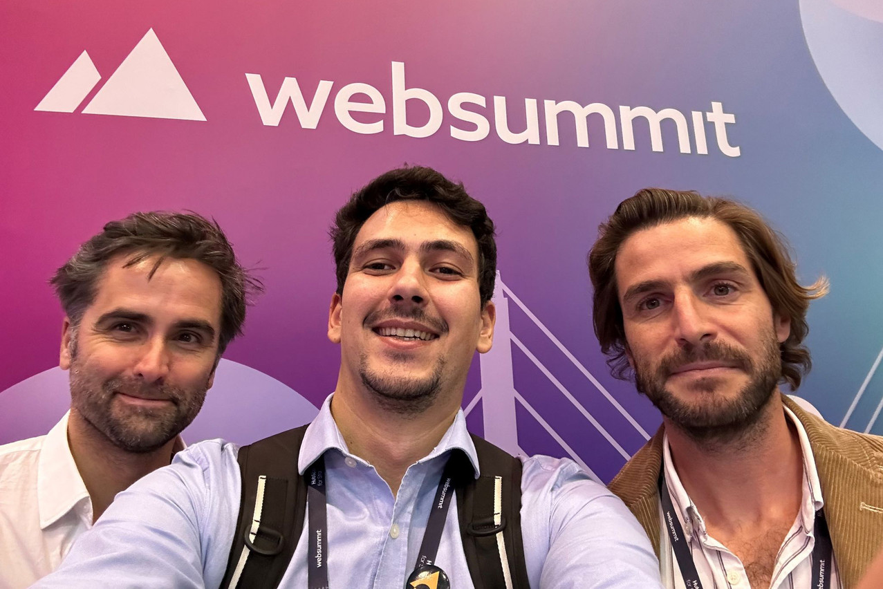 L’équipe d’Aydo présente au Web Summit de Lisbonne en novembre dernier. (Photo: Aydo)