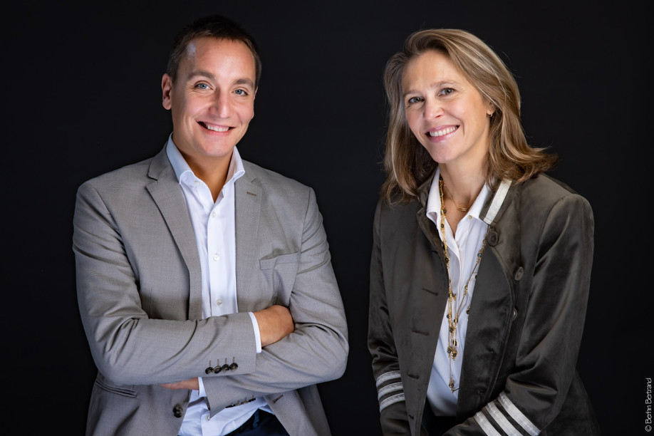 Carl Romain (Ikoab) and Audrey Papy (B-Side). Photo: B-Side