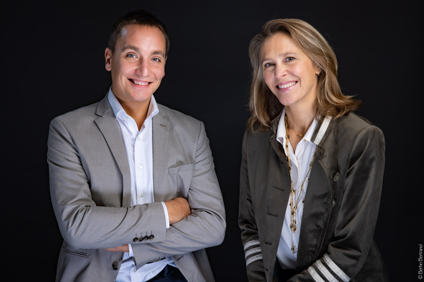 Carl Romain (Ikoab) et Audrey Papy (B-Side). (Photo: B-Side)