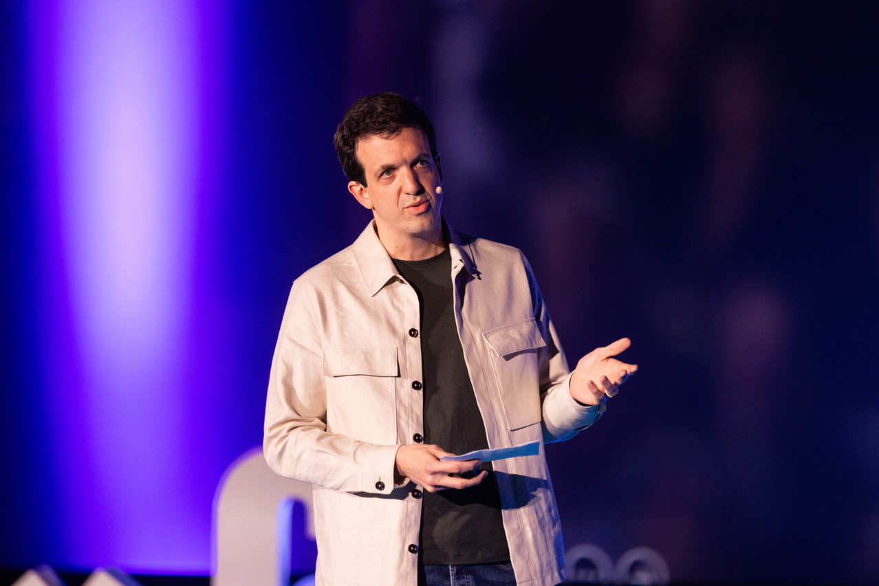 Yannick Oswald, pictured here at the 10x6 private equity event on 18 June 2024, is a partner at European venture capital firm Mangrove Capital Partners, best known for its investments in companies such as Wix, Skype, WalkMe and K Health. Photo: Eva Krins/Maison Moderne