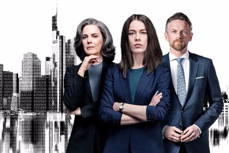 La seconde saison de «Bad Banks» a gardé ses acteurs fétiches, mais les a transposés dans un monde de la finance en mutation, à l’image de ce qu’il est aujourd’hui. (Illustration: Iris Productions)