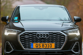L’Audi Q3 labellisé «Sportback» troque sa ligne un brin BCBG pour un look plus rebelle. ((Photo: Jan Hanrion / Maison Moderne))