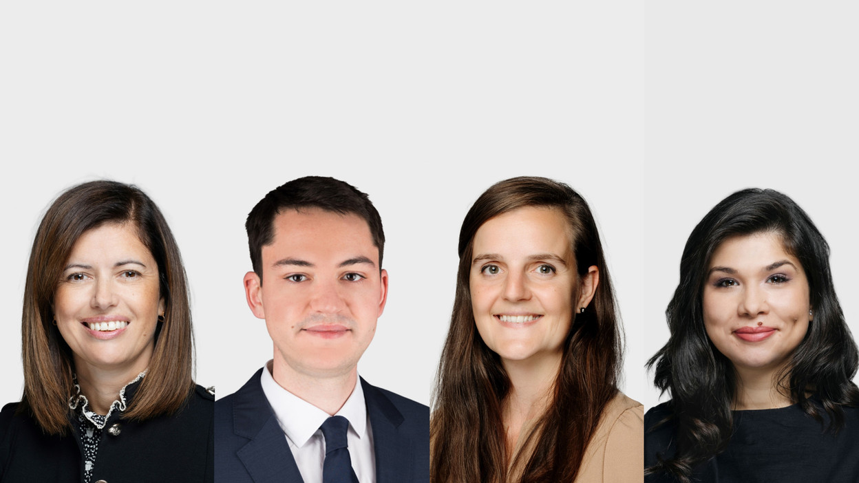 Ana Vazquez, Real Estate and Banking and Finance; Alexis Bouvet, Banking and Finance; Nastasia Dumitru, Corporate M&A; Teolina Tentchev, Corporate M&A. (Photo: Baker McKenzie)