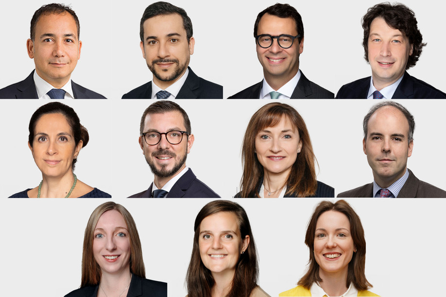 From left to right: Antonio Weffer, Andrea Addamiano, Olivier Dal Farra, Annie Elfassi, Diogo Duarte de Oliveira, Valerie Kopera, Amar Hamouche, Marine Citton, Antonio Merino, Elodie Duchêne and Teolina Tentchev. (Photo: Baker McKenzie Luxembourg)