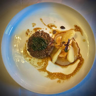Tartare aller-retour, topinambour et caviar Aquatir. (Maison Moderne)