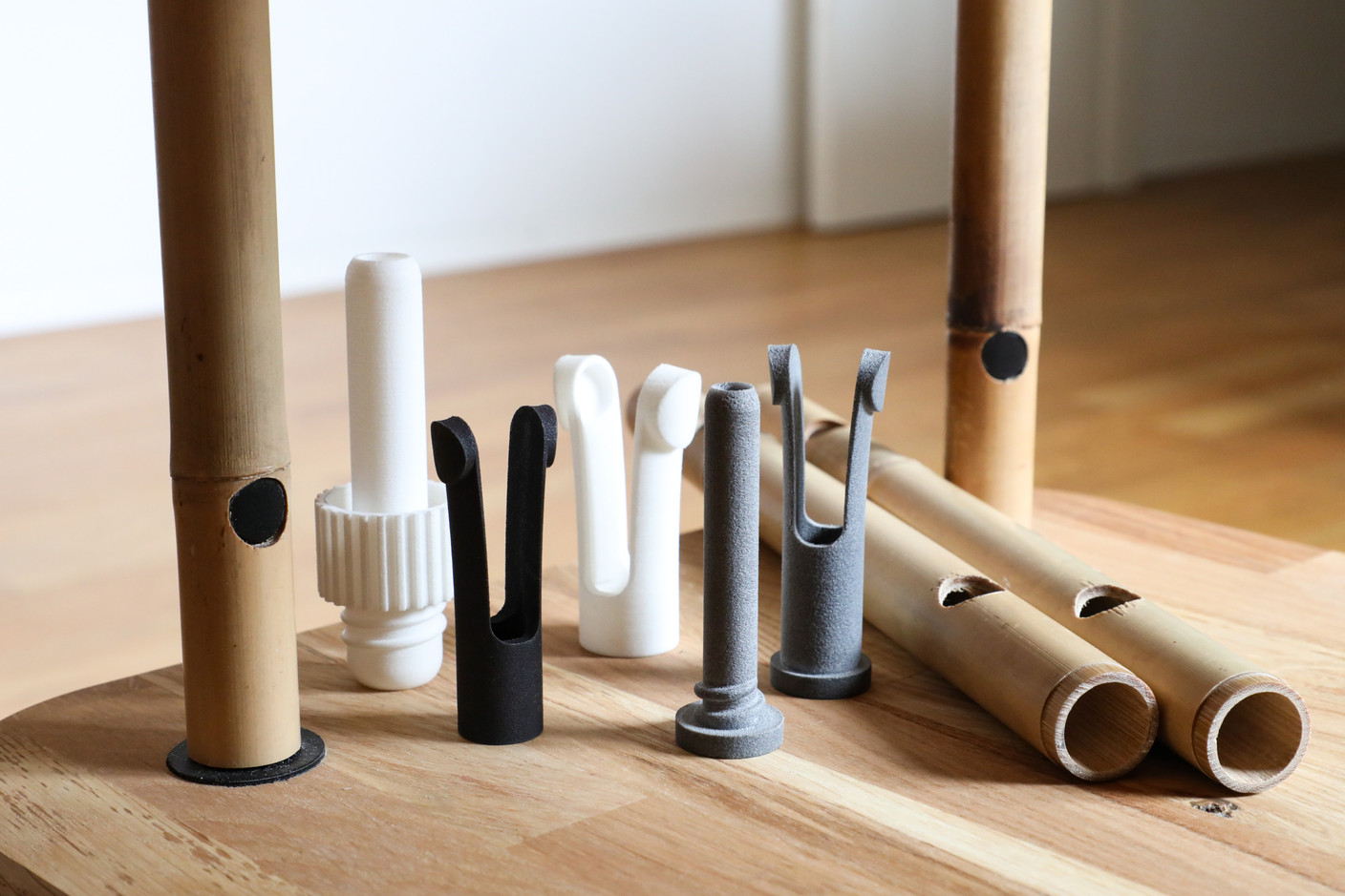 Un système de connexion unique pour l’assemblage des meubles.  (Photo: Bameo)