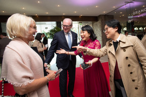 Marcel Leyers (Bil) et Lihong Zhou (Bank of China) ((Photo: Nader Ghavami))