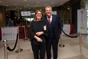 John Parkhouse (PwC) et son épouse ((Photo: Nader Ghavami))
