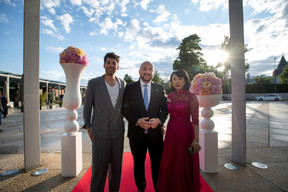 Jérôme Domange (Bank of China), Étienne Schneider (Ministre de l’Économie) et Lihong Zhou (Bank of China) ((Photo: Nader Ghavami))
