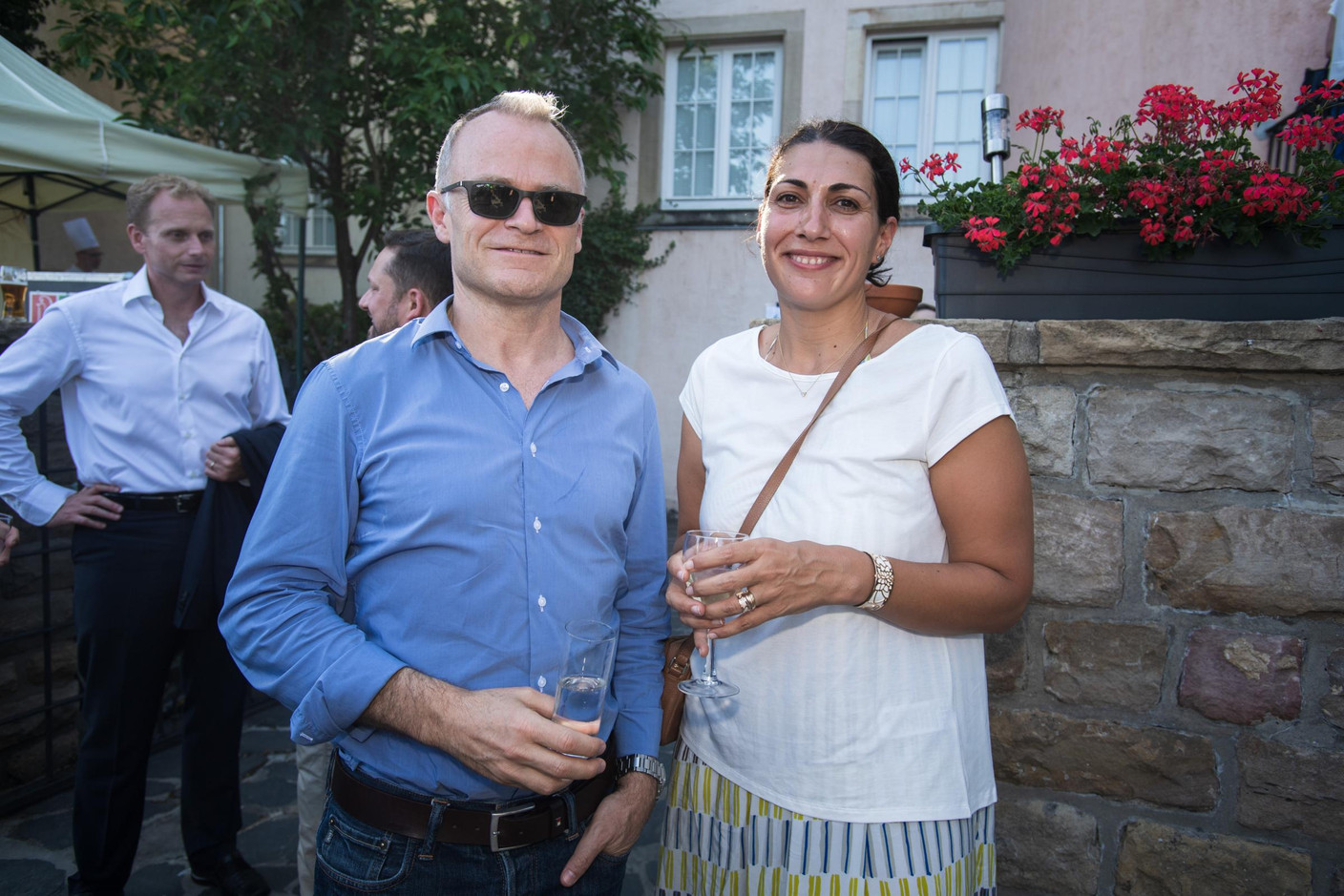 Georges Muller (Cegecom) et Marina Andrieu (Wide) (Photo: Nader Ghavami)