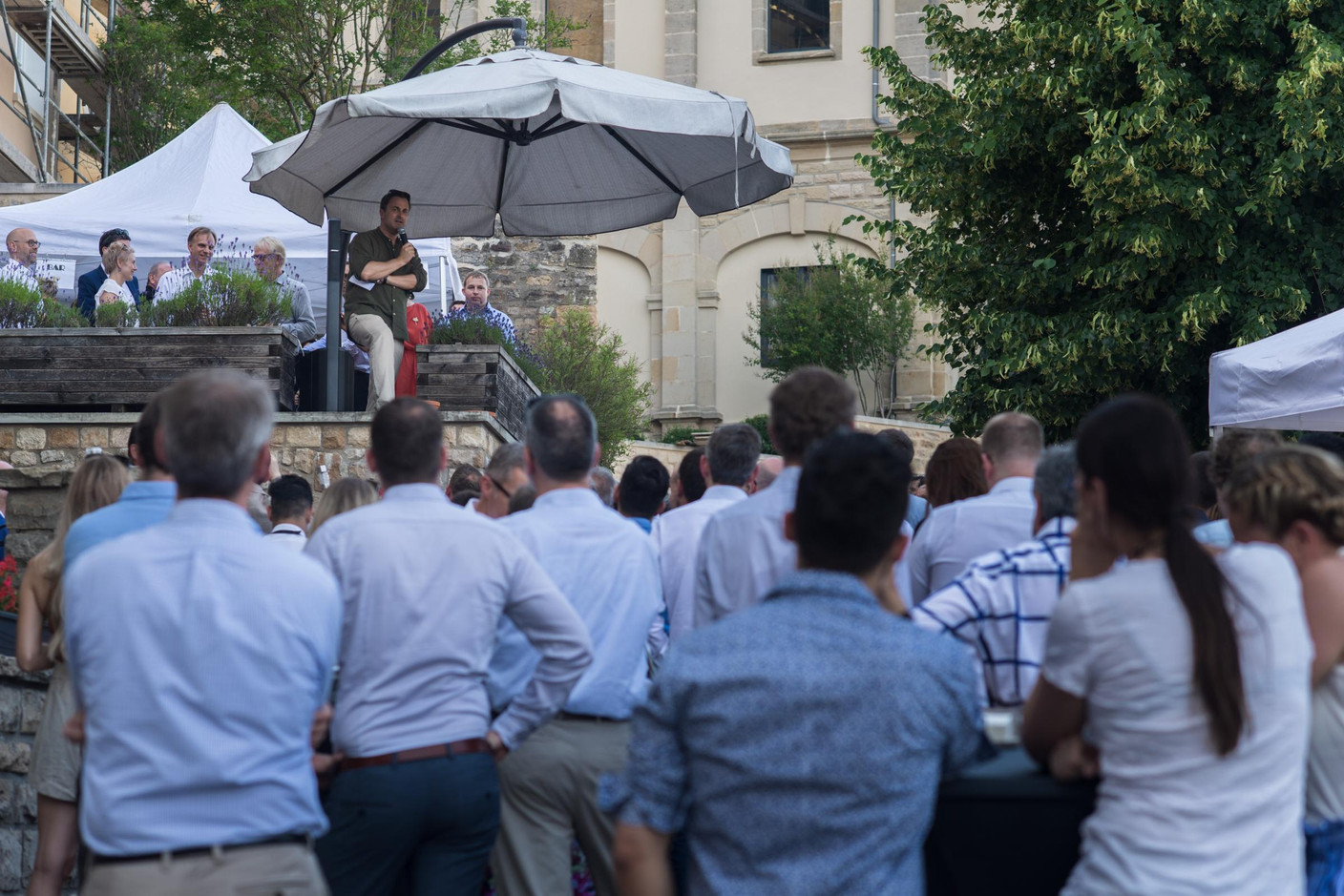 Xavier Bettel (Premier ministre), s'adressant aux invités (Photo: Nader Ghavami)