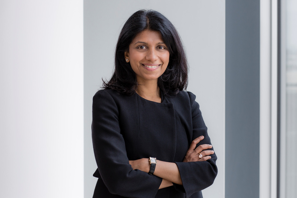 Based in Geneva, Anjali Bastianpillai is a senior client portfolio manager in Pictet Asset Management’s thematic equities team, where she is responsible for the firm’s robotics, security and digital strategies. Her presentation in Luxembourg on 13 March 2024 focused on artificial intelligence and companies working in the domain. Photo: Pictet Group / Magnus Arrevad