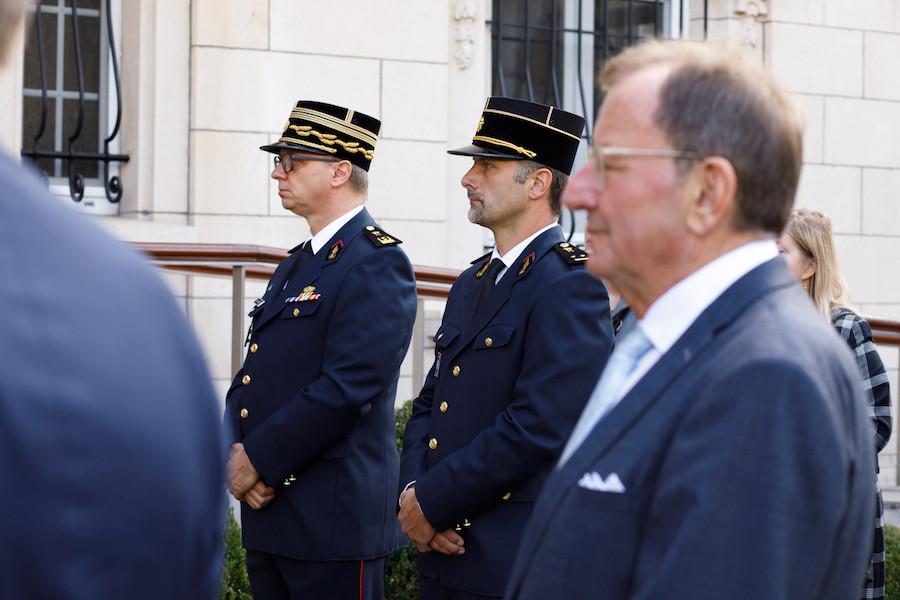 Representatives from Luxembourg’s first responder and military community were also at the ceremony Matic Zorman / Maison Moderne