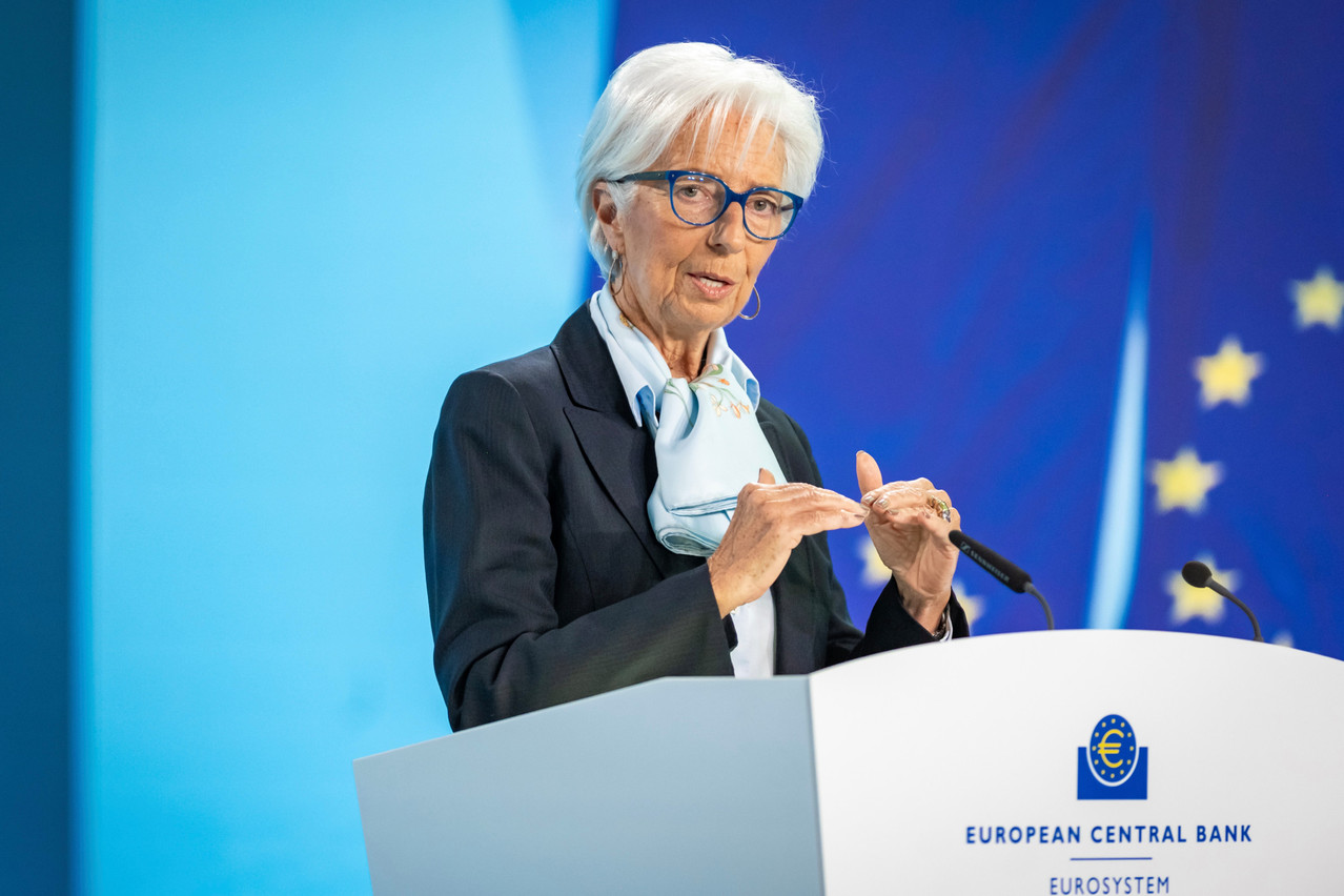 «En freinant la demande et en maintenant les anticipations d'inflation bien ancrées, cette [politique monétaire] a largement contribué à faire reculer l'inflation», a déclaré la présidente de la Banque centrale européenne, Christine Lagarde. (Photo: Banque centrale européenne)
