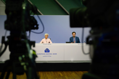 Christine Lagarde, présidente de la BCE, a appelé les dirigeants européens à adopter «rapidement» un plan de relance économique «ambitieux» face à la pandémie de coronavirus.  (Photo: BCE)