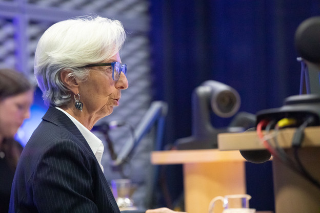 Selon plusieurs médias, Christine Lagarde évoque désormais une hausse des taux d’intérêt dès juillet. (Photo: Xavier Lejeune)