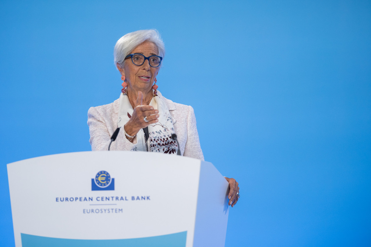 Christine Lagarde, présidente de la BCE, lors de la réunion de politique monétaire du 27 juillet 2023. (Photo: Banque centrale européenne)