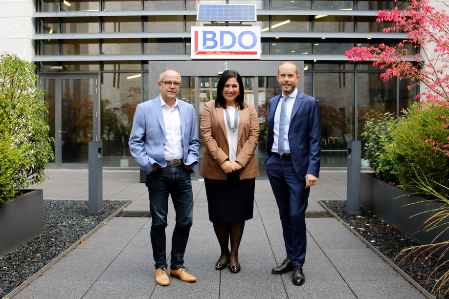 BDO Luxembourg’s three new partners – Eric Bineau, Adina Conner and Jan Brosius (from left to right). (Photo: BDO Luxembourg).