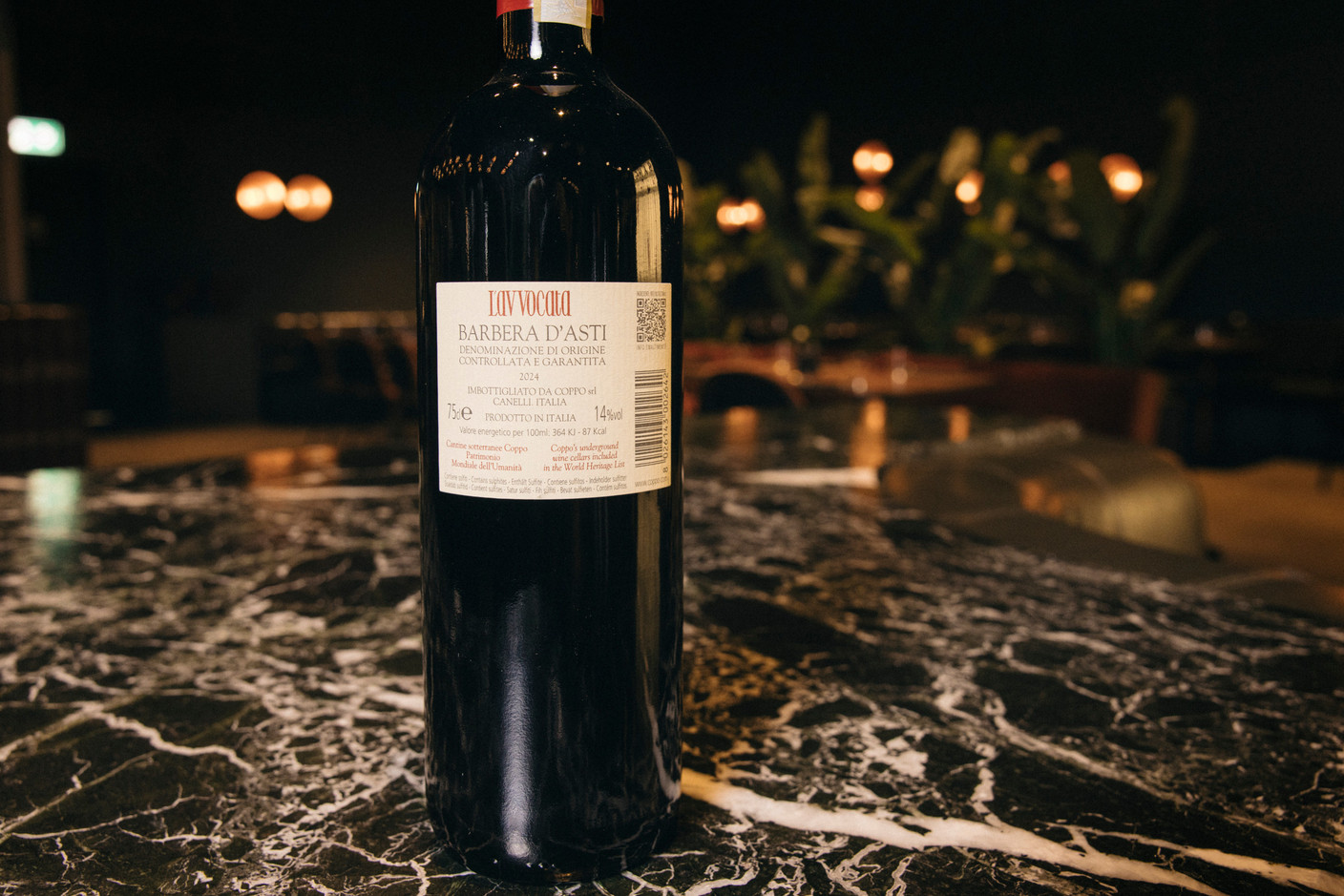 This barbera d'asti "L'Avvocata" signed Coppo is an Italian wine with particularly convincing value for money. (Photo: Julian Pierrot/Paperjam)