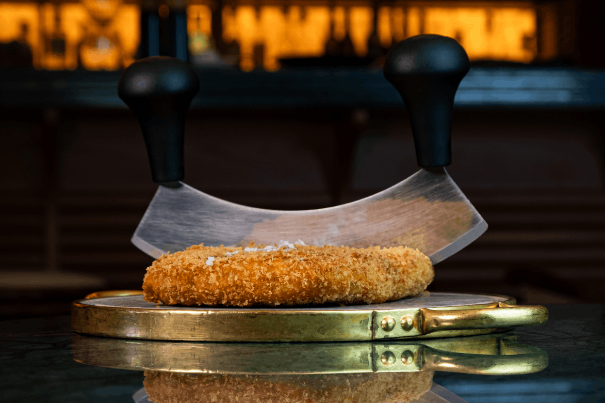 Beefbar is making a comeback with the reintroduction of its iconic Beefy cordon bleu. Photo: Beefbar