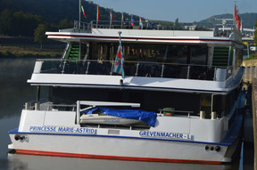 This Princesse Marie-Astrid boat was built in 2010. It is the fifth to bear this name. Photo: Maëlle Hamma/Maison Moderne