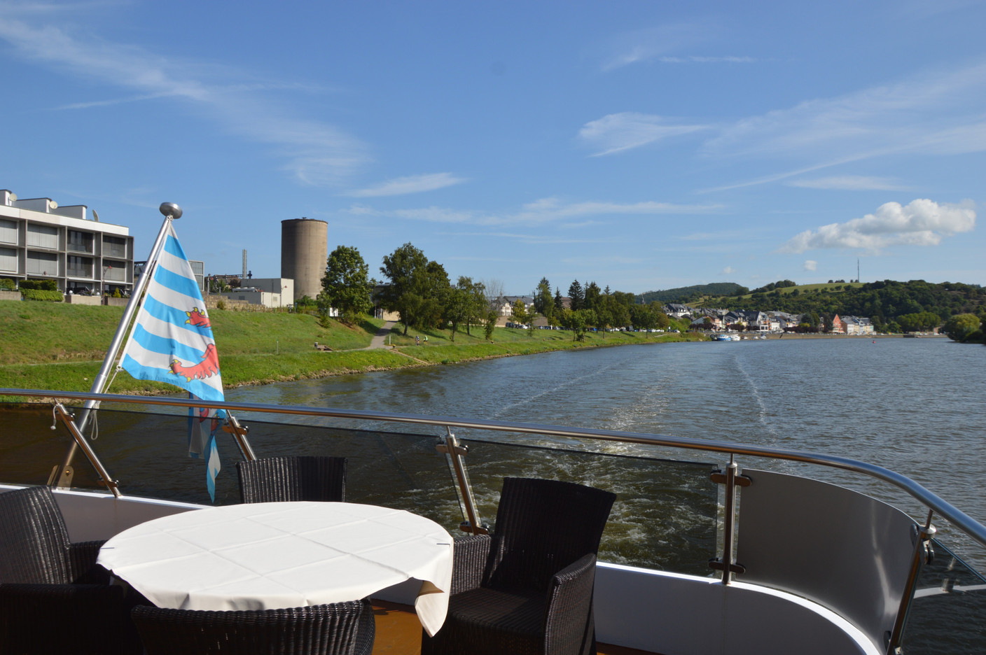 The boat has a draught of 1.40m. Photo: Maëlle Hamma/Maison Moderne