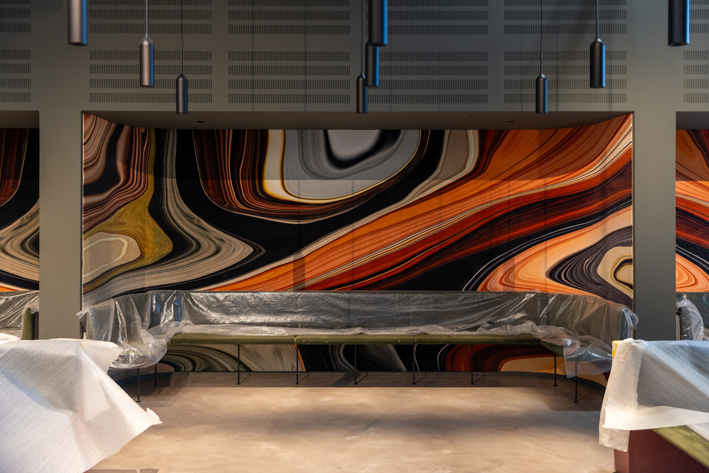 In the Specto, the décor will be resolutely lounge-like, for a theatrical gourmet experience designed by Morris Clip. Photo: Romain Gamba/Maison Moderne