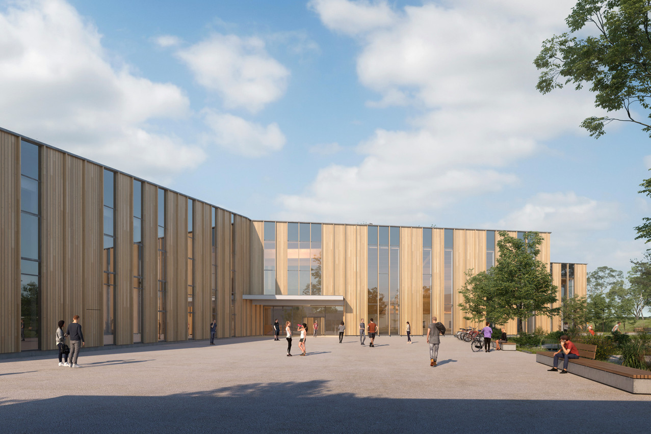 Seize établissements scolaires, l’Université du Luxembourg, ainsi que le public extérieur pourront utiliser cet équipement. (Illustration: Vize)