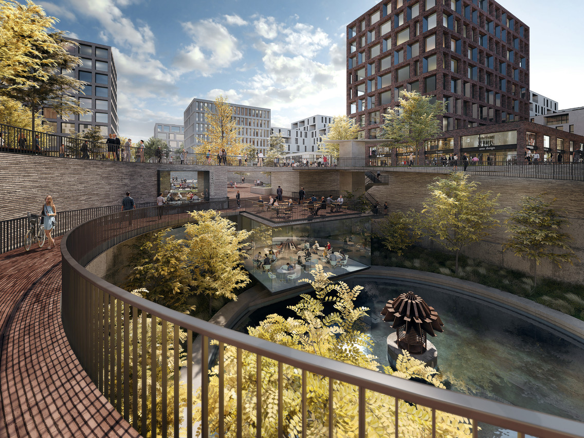 Central Square devrait prendre racine à l’emplacement du parking temporaire du Square Mile. (Photo: Agora)