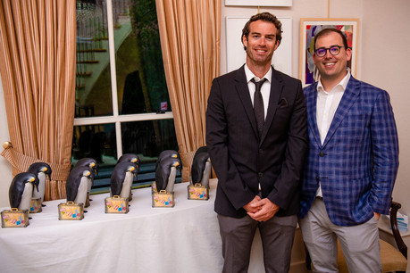 Ben Carter et Philippe Lamesch exposent actuellement à New York. (Photo: Alyssa Meadows)
