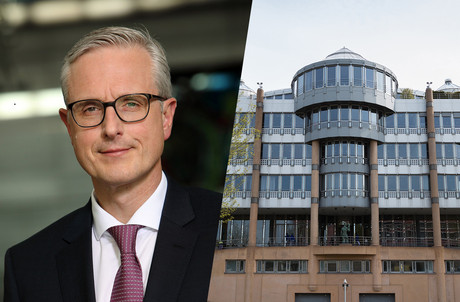 Frank Rückbrodt, le nouveau chief country officer Luxembourg pour Deutsche Bank, entend poursuivre la stratégie de transformation de la banque. (Photomontage: Maison Moderne. Photos: Deutsche Bank; Romain Gamba/archives)