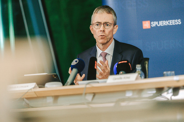 Benoît Elvinger succède à Françoise Thoma à la tête de la Spuerkeess. (Photo: Julian Pierrot/Paperjam)
