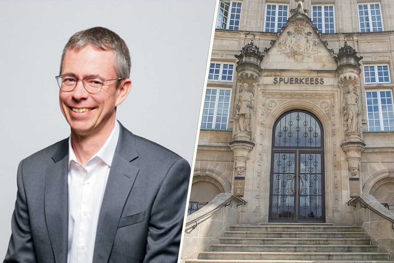 Benoît Elvinger succeeds Françoise Thoma. (Photos: Spuerkees, Paperjam/layout: Paperjam)
