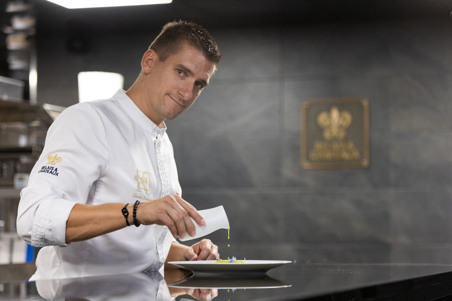 “[My father] had made a career [in transport]. ‘It’s not reasonable for family life,’ he warned me. I’m not sure cooking is any more sensible,” laughs Benoît Potdevin. (Photo: Domaine de la Klauss)