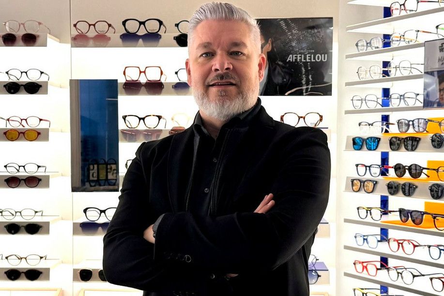 In post for a year, Belux general manager Bernard Englebert is in charge of six Alain Afflelou shops in Luxembourg and 58 on the Belgian side. (Photo: Alain Afflelou)