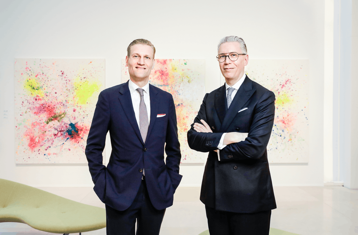 Jürgen Bösken,  Head of Strategic Development Manager and  Oliver Benner,  Head of Strategic Development at  BIL Asset Services.  Marie Russilo Maison Moderne 