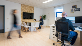 Vue des nouveaux bureaux Betic à Wiltz. (Photo: Marie De Decker)