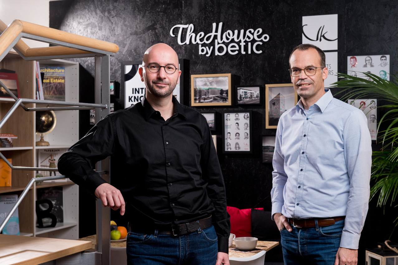 David Determe et Gilles Christnach ont choisi d’ouvrir un second bureau à Wiltz. (Photo: Marie De Decker)