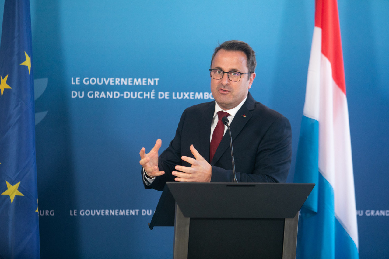 Xavier Bettel thanked the staff at the CHL for their professionalism, determination and enthusiasm during his treatment. Matic Zorman / Maison Moderne