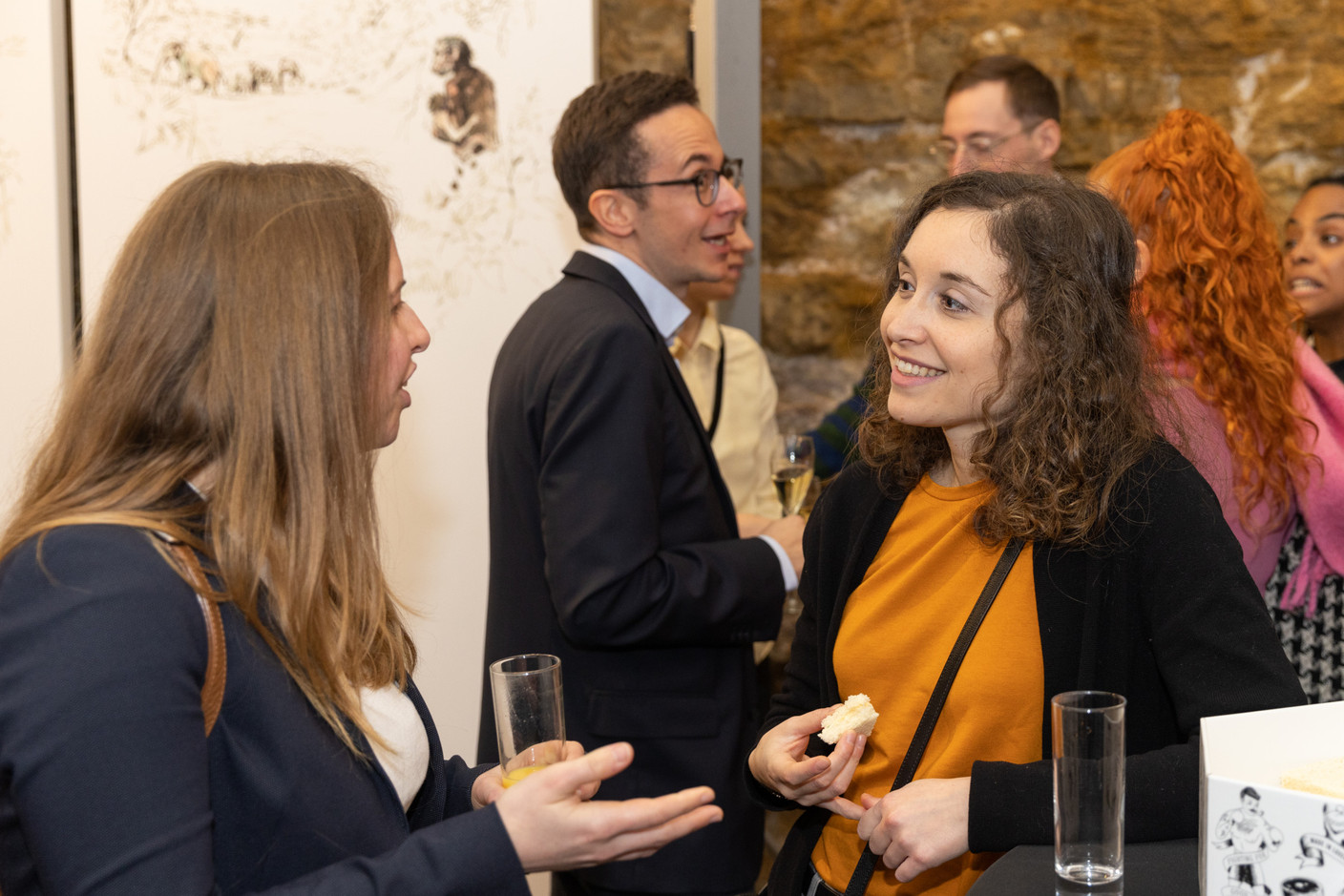 The reception was the first since the start of the covid-19 pandemic Photo: Romain Gamba