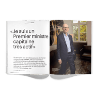 Luc Frieden: "I'm a very active captain prime minister". Photo: Guy Wolff/Maison Moderne